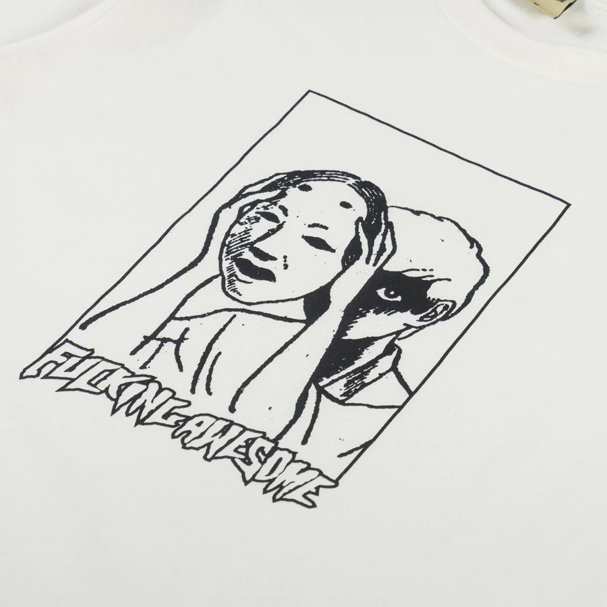 【FUCKING AWESOME】THE VEILED DRAGON TEE OFF WHITE Fucking Awesome - The Veiled Dragon T-Shirt - Off-White