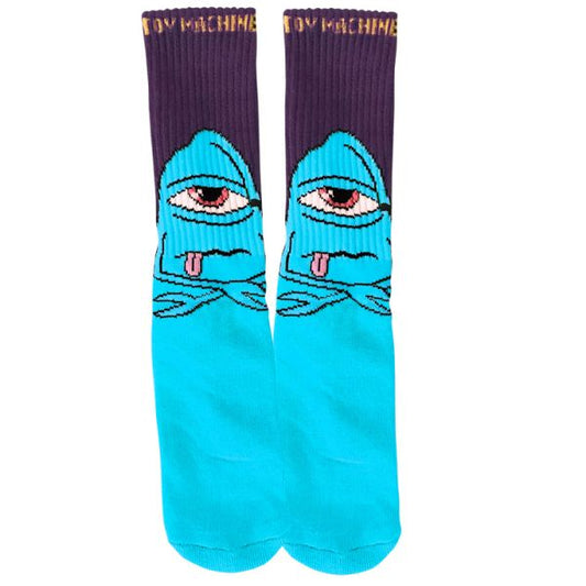 TOY MACHINE BORED SECT CREW SOCK BLUE