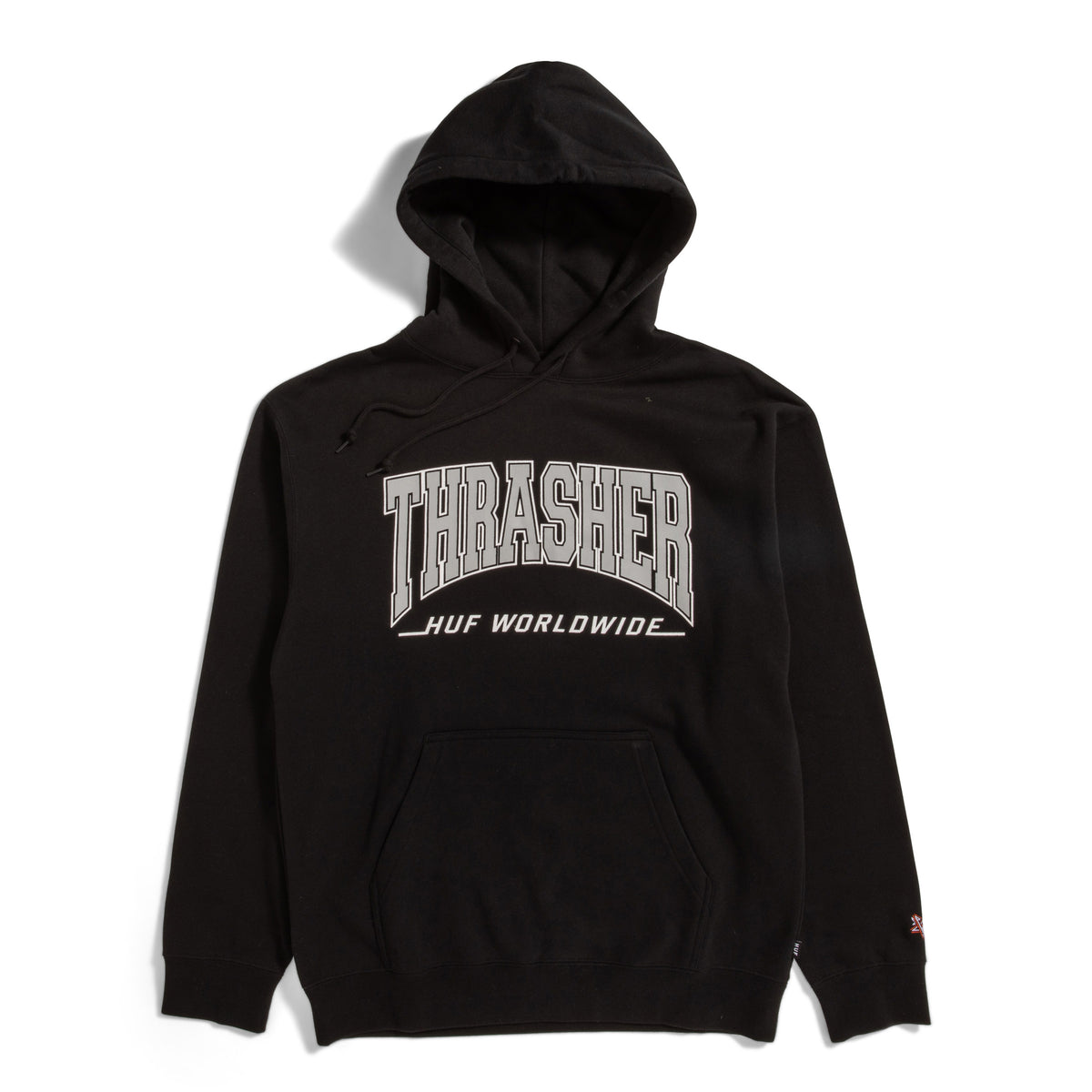 Huf x Thrasher Bayview Hood Black curbskateshop