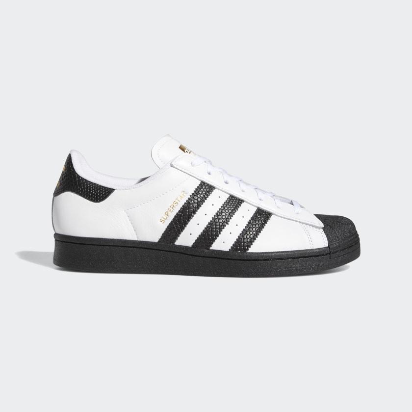 ADIDAS SUPERSTAR ADV Cloud White/Black/Gold – curbskateshop