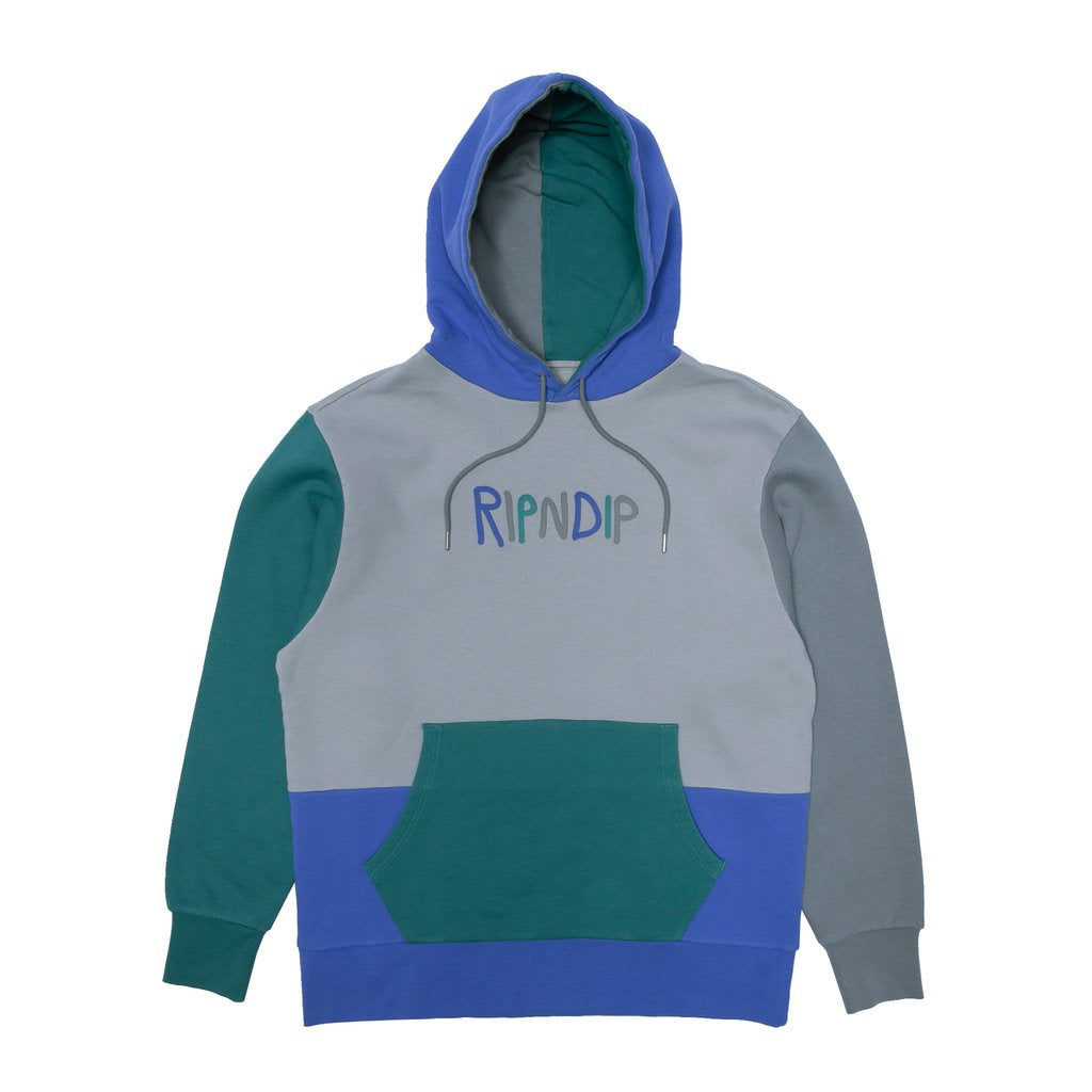 RipnDip logo Colorblock Hoodie Multi curbskateshop