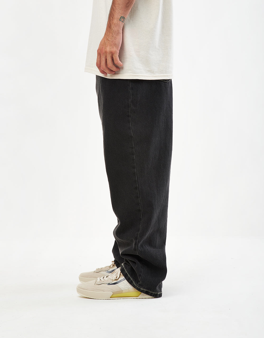 Vans Skate Check 5 S Baggy Regular Denim Loose Pants Pavement/Black