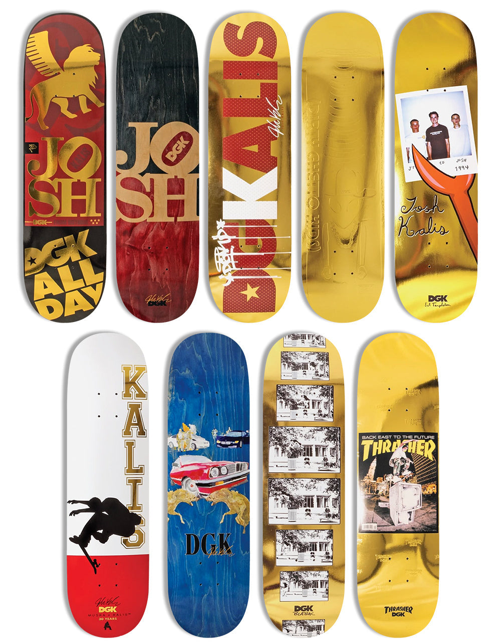 DGK DECK JOSH KALIS 30 YEARS BLIND BAG 8.06