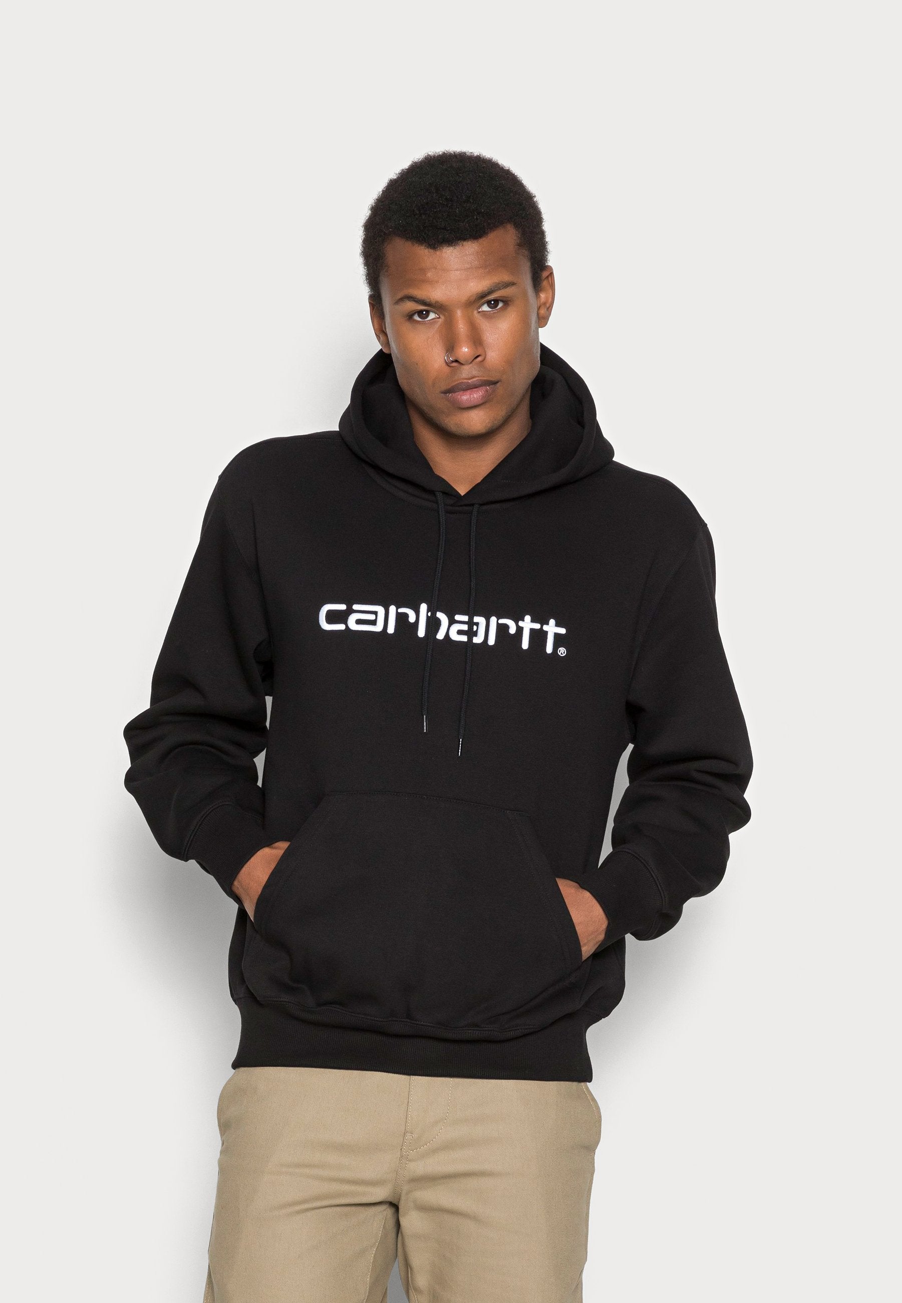 Carhartt Hooded Sweat Black/White