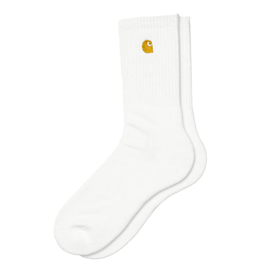 Carhartt WIP Chase Socks Dark White/Gold