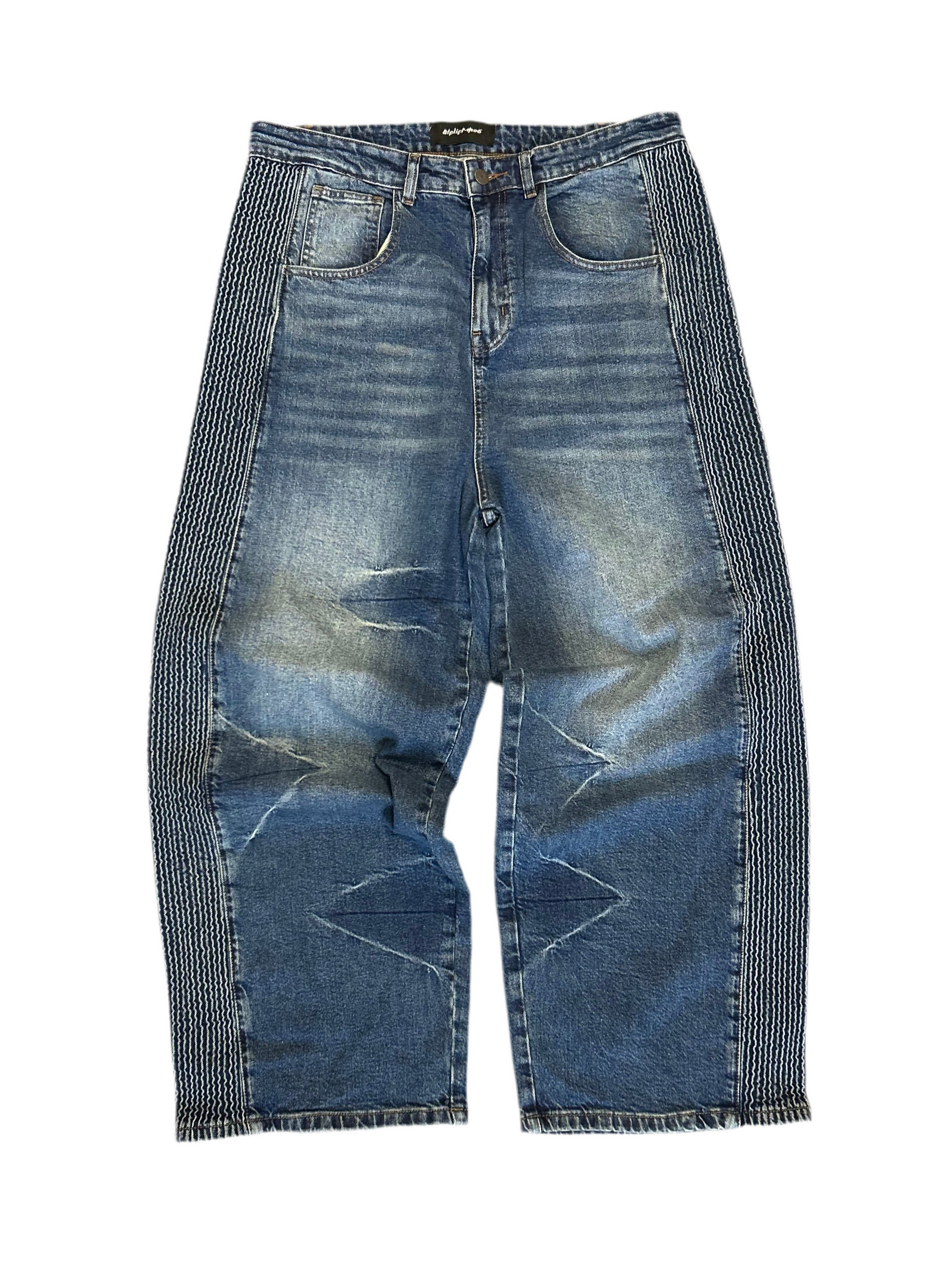 Atelier Mo-6 Denim Trackpants Blue