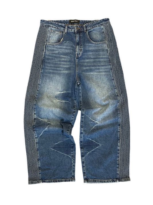 Atelier Mo-6 Denim Trackpants Blue
