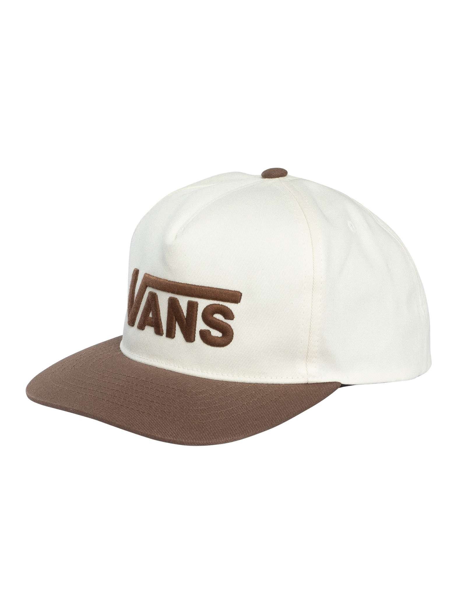 Vans Drop V Logo  Snapback Cap Vintage Cocoa (One Size)