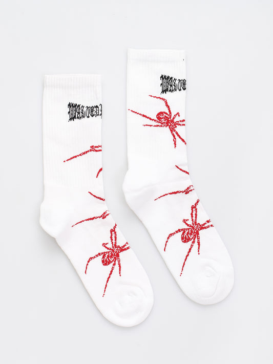 WASTED PARIS Socks Phobia - White