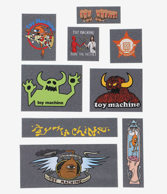Toy Machine All Hail Griptape Stickerpack (9 Pieces)