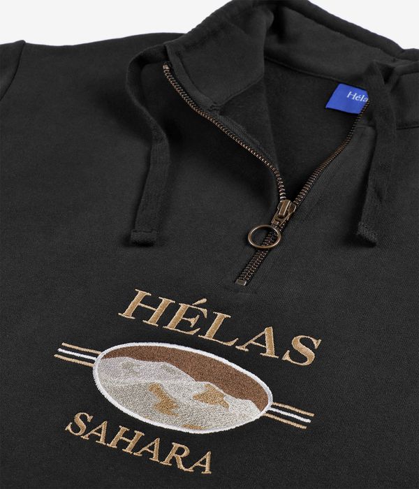 Helas Sahara Quarter Zip Black