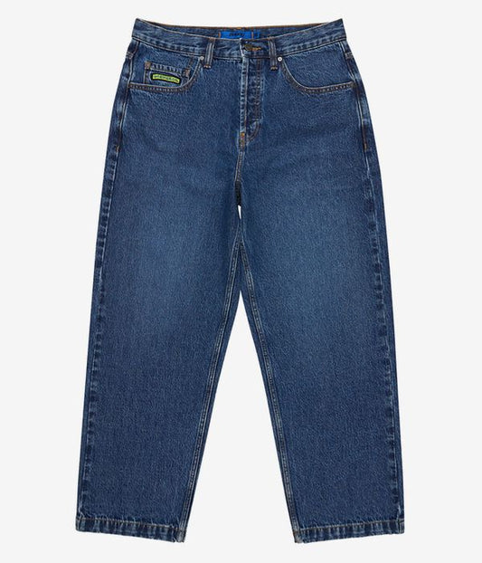 DC Worker Baggy Dark Blue Denim Youth Pant Boy