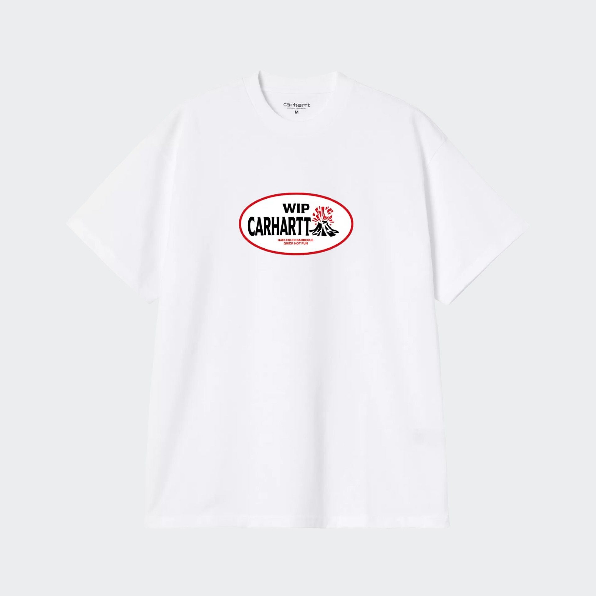 Carhartt WIP S/S Harlequin BBQ Tee White