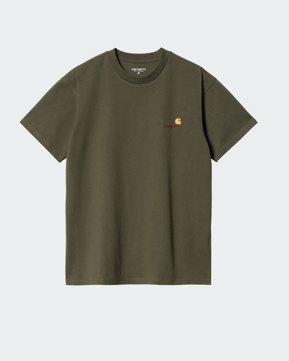 Carhartt WIP American Script Tee Tarragon Green