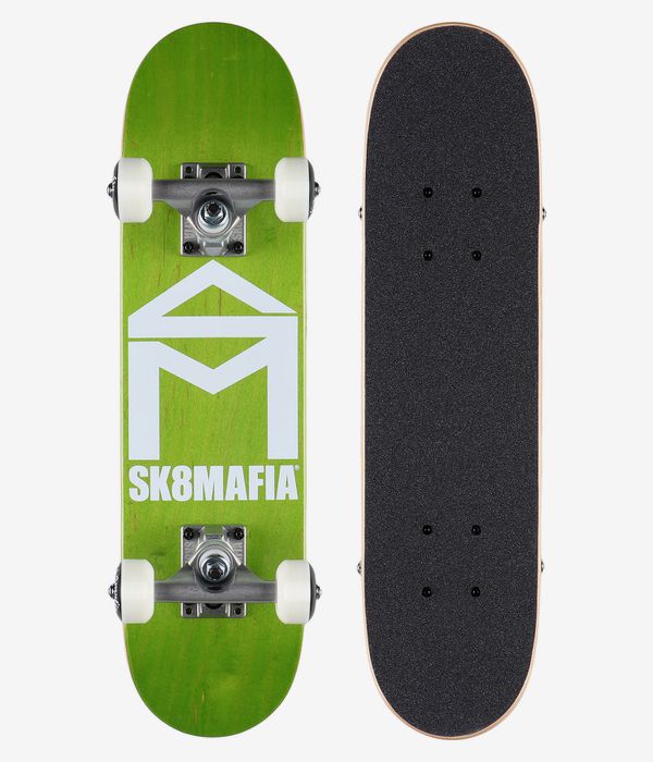 Sk8mafia Micro Complete House Logo Green 6.0 Inch