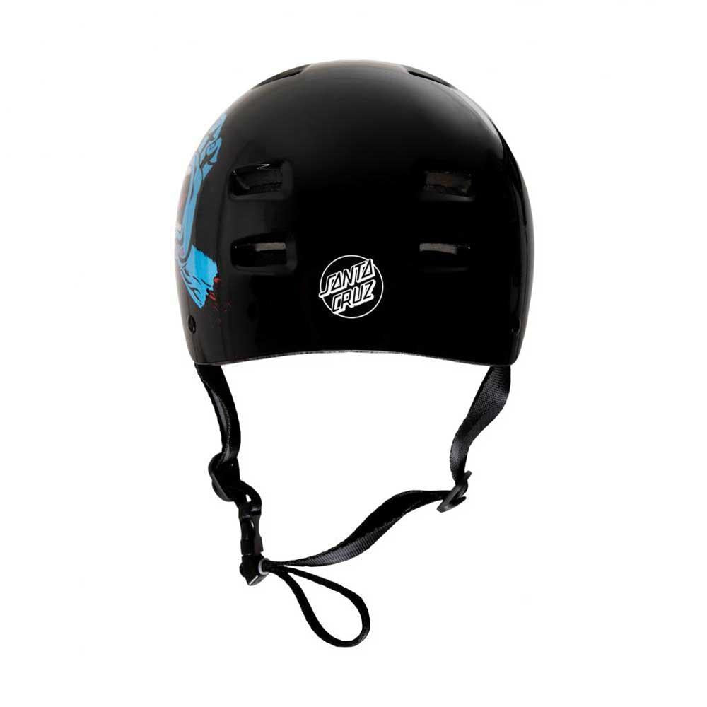 Bullet x Santa Cruz Helmet Screaming Hand Youth 49-54cm Gloss Black