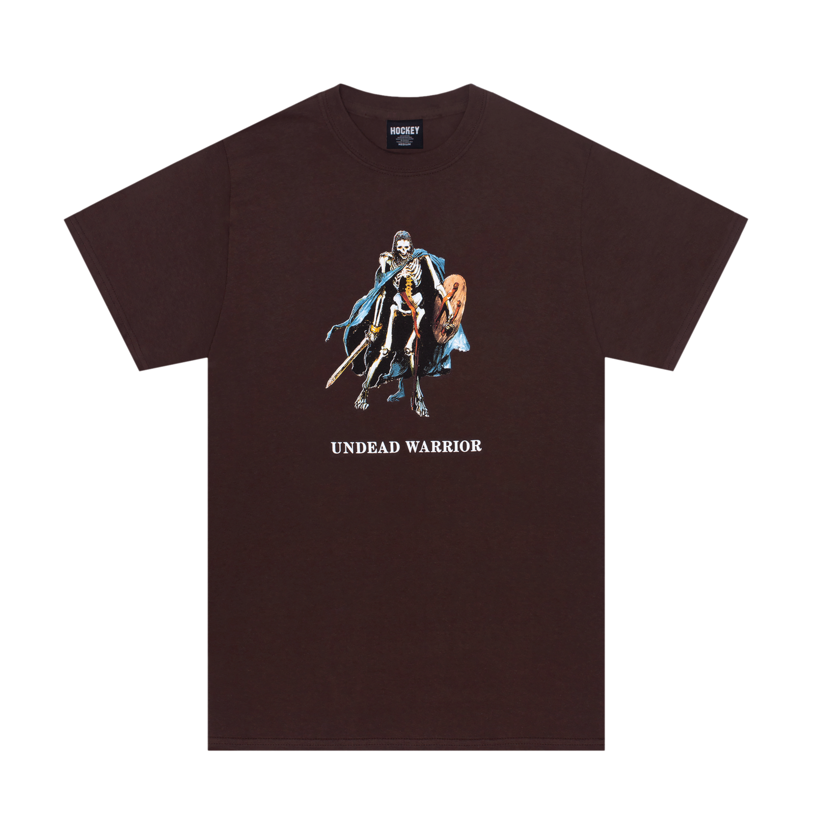 Hockey Undead Warrior Tee Dark Brown