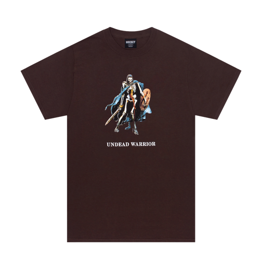 Hockey Undead Warrior Tee Dark Brown