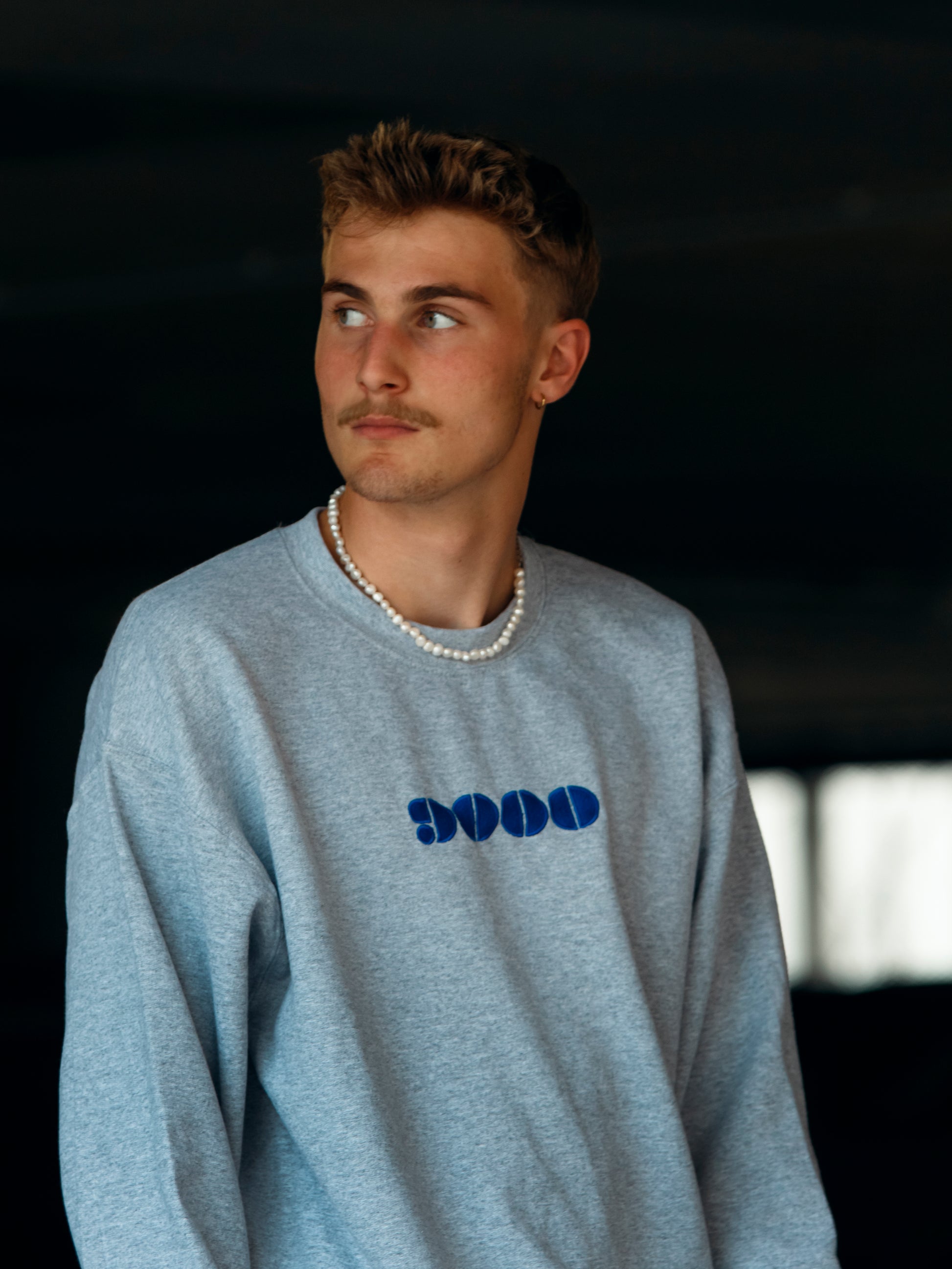 Curb 9000 Crewneck Heather Grey