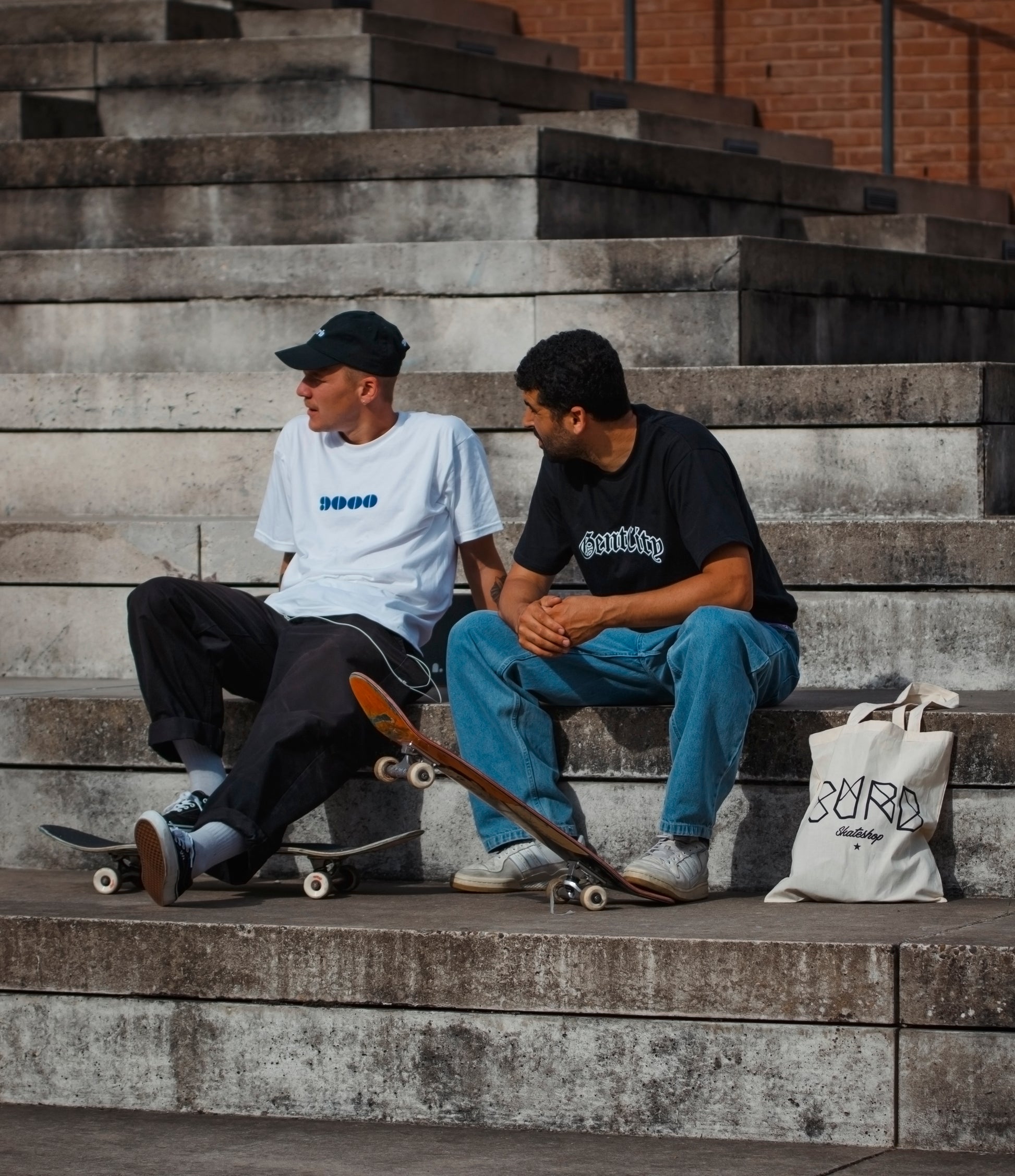 Curb Ghent City Tee Black