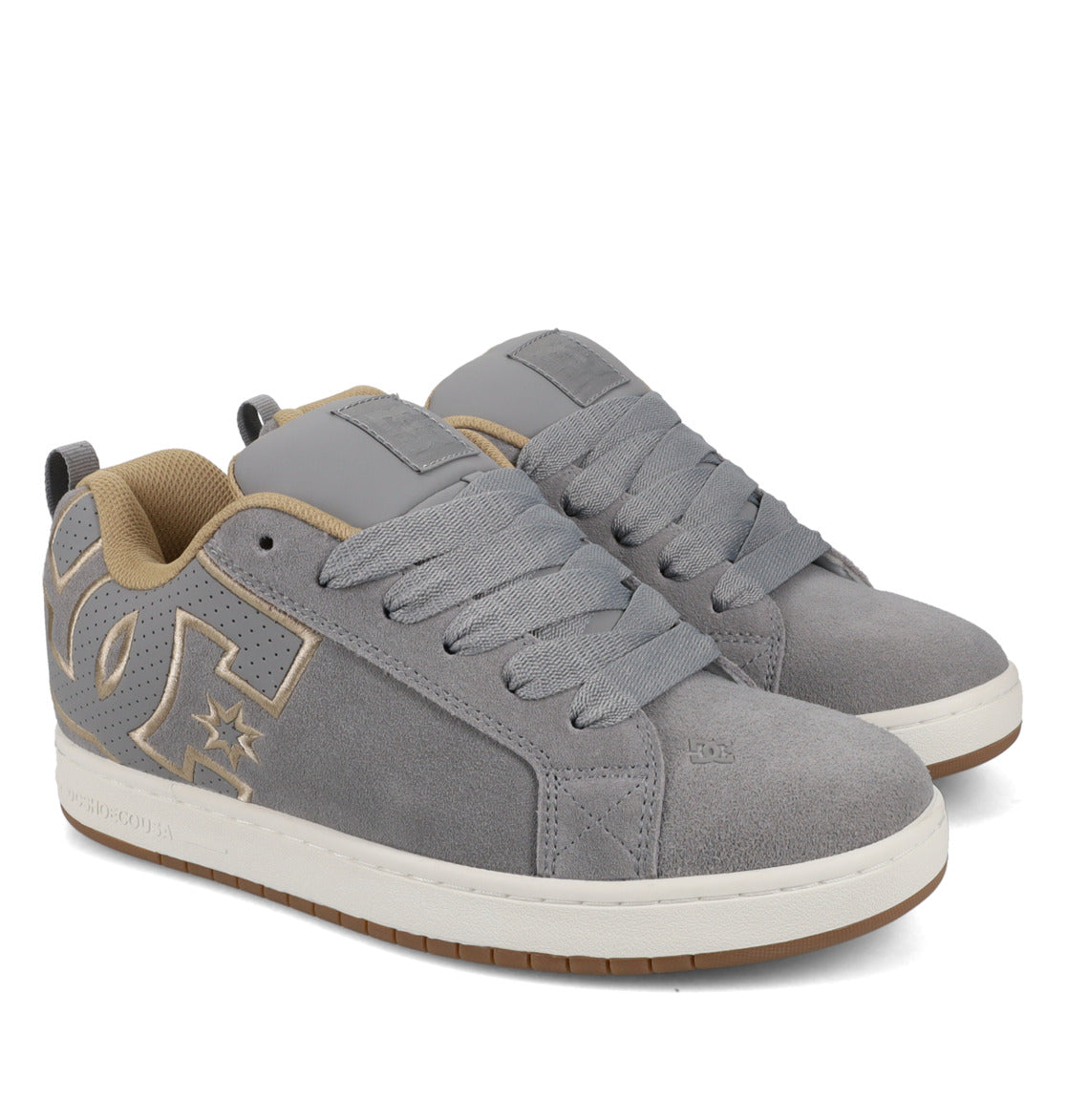 DC Court Graffik SE Light Grey / Tan / Gum