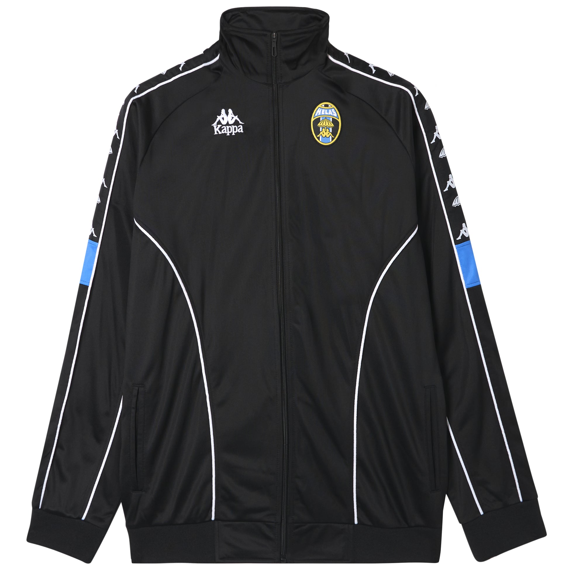 Helas x Kappa Authentic Garand Tracksuit Jacket Black / White
