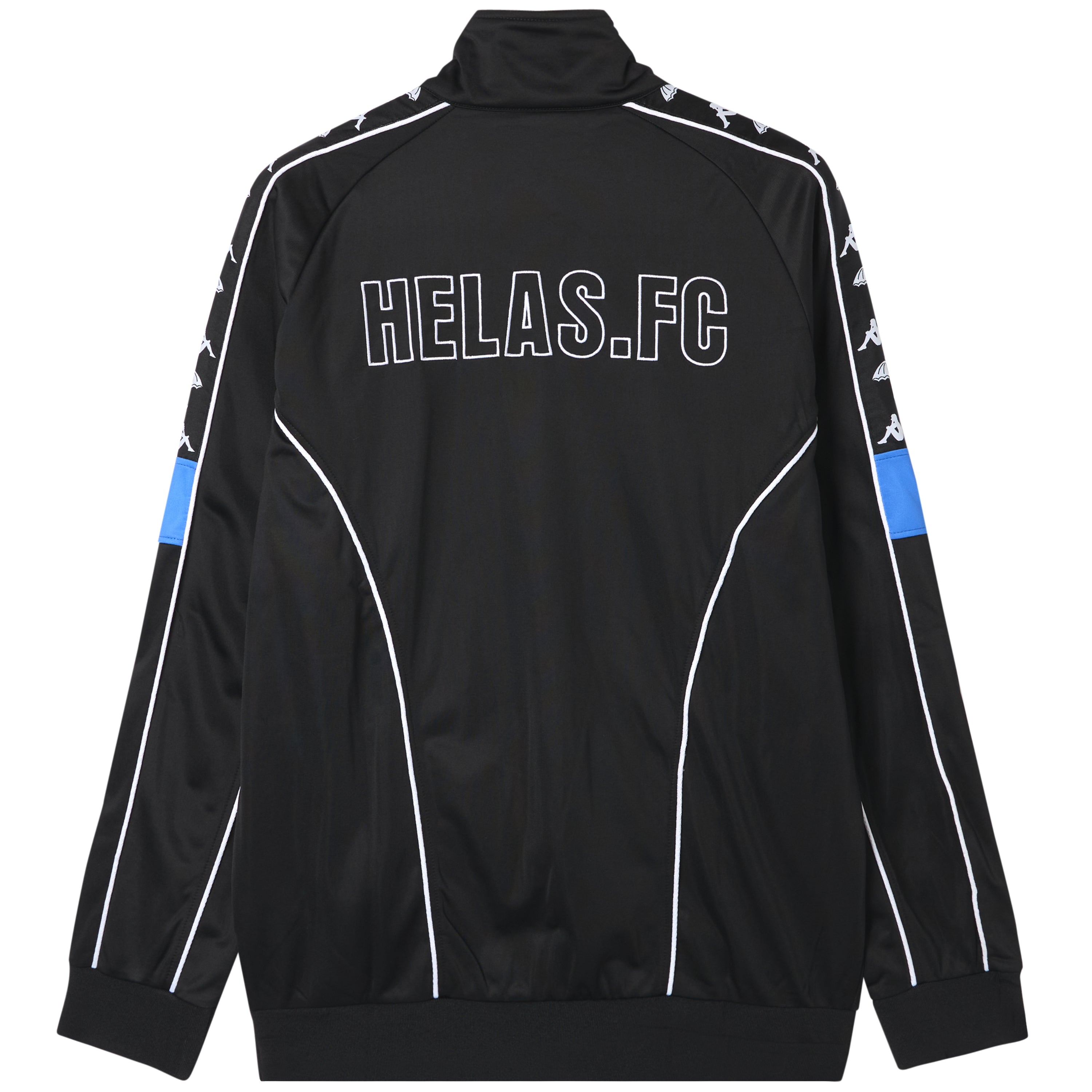 Helas x Kappa Authentic Garand Tracksuit Jacket Black / White