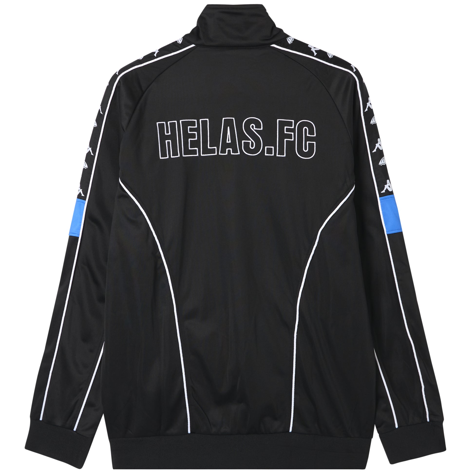 Helas x Kappa Authentic Garand Tracksuit Jacket Black / White