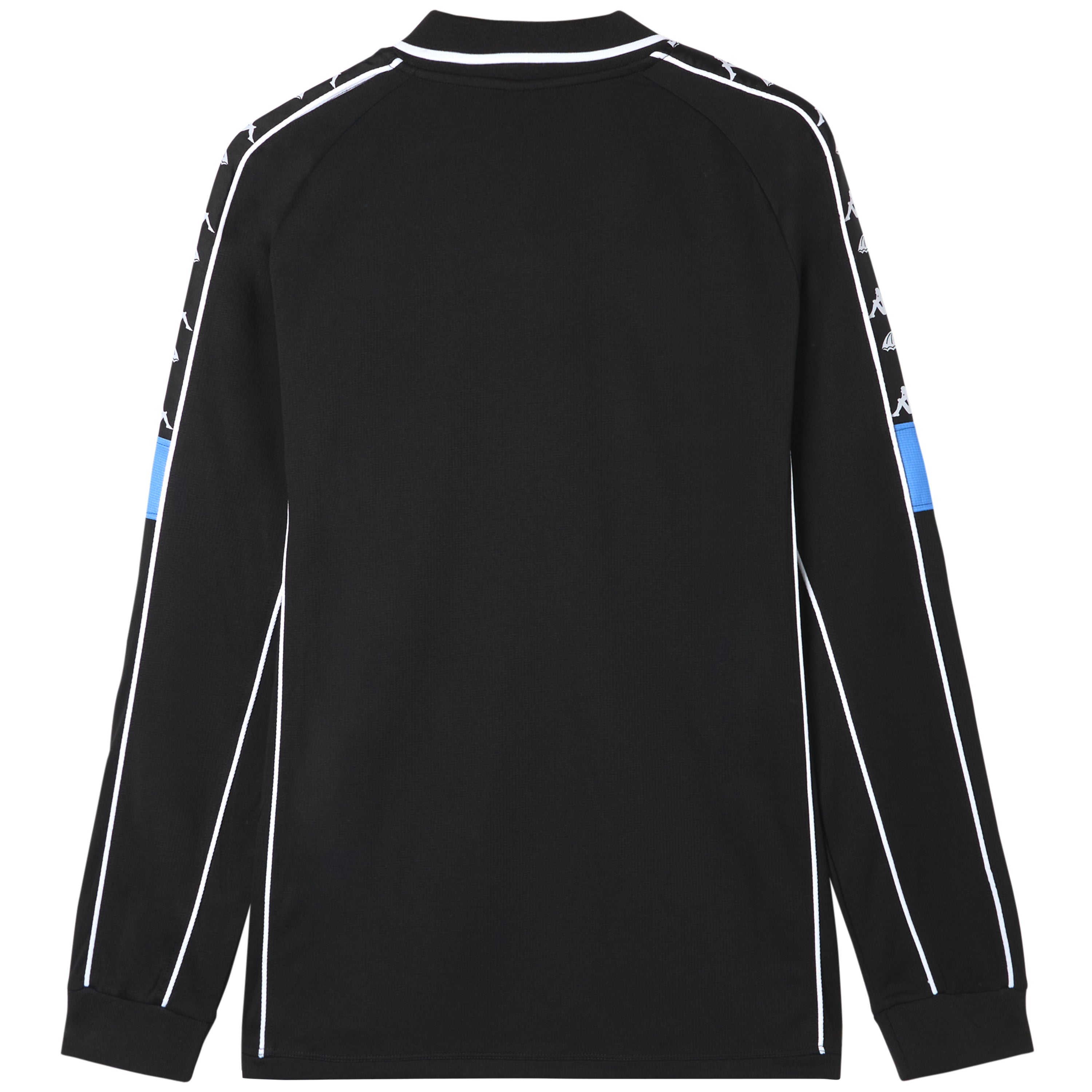 Helas x Kappa Authentic Geervan Football Longsleeve Jersey Black/White/Blue/Marina