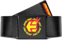 Etnies x Santa Cruz Flame Belt Black