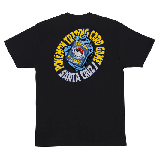 Santa Cruz x Pokemon TCG Hand Tee Black