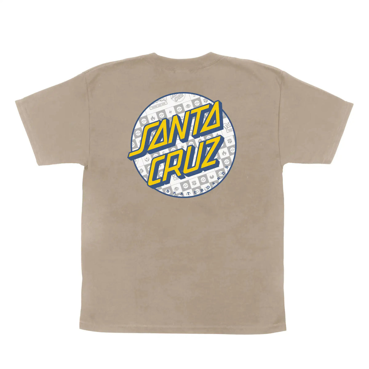 Santa Cruz x Pokemon Energy Dot Youth Tee Sand