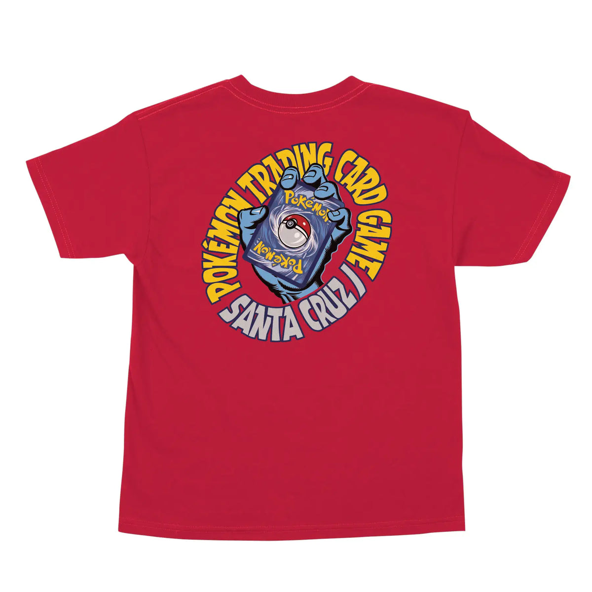 Santa Cruz x Pokemon TCG Hand Tee Red