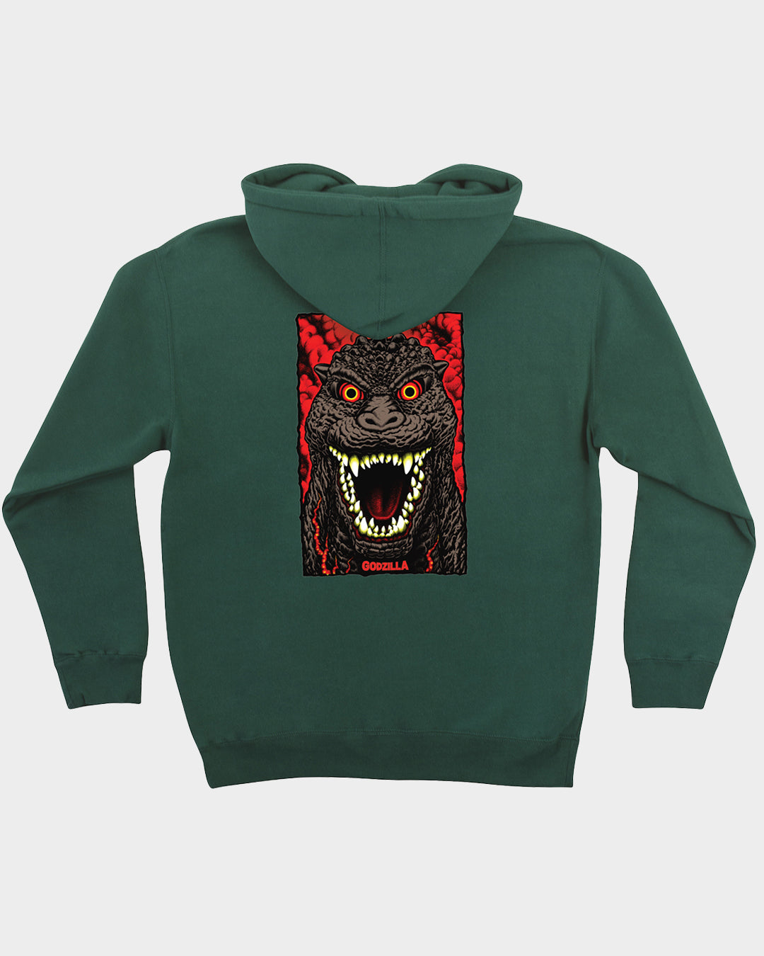 Santa Cruz x Godzilla Destroyer Kids Hood Green