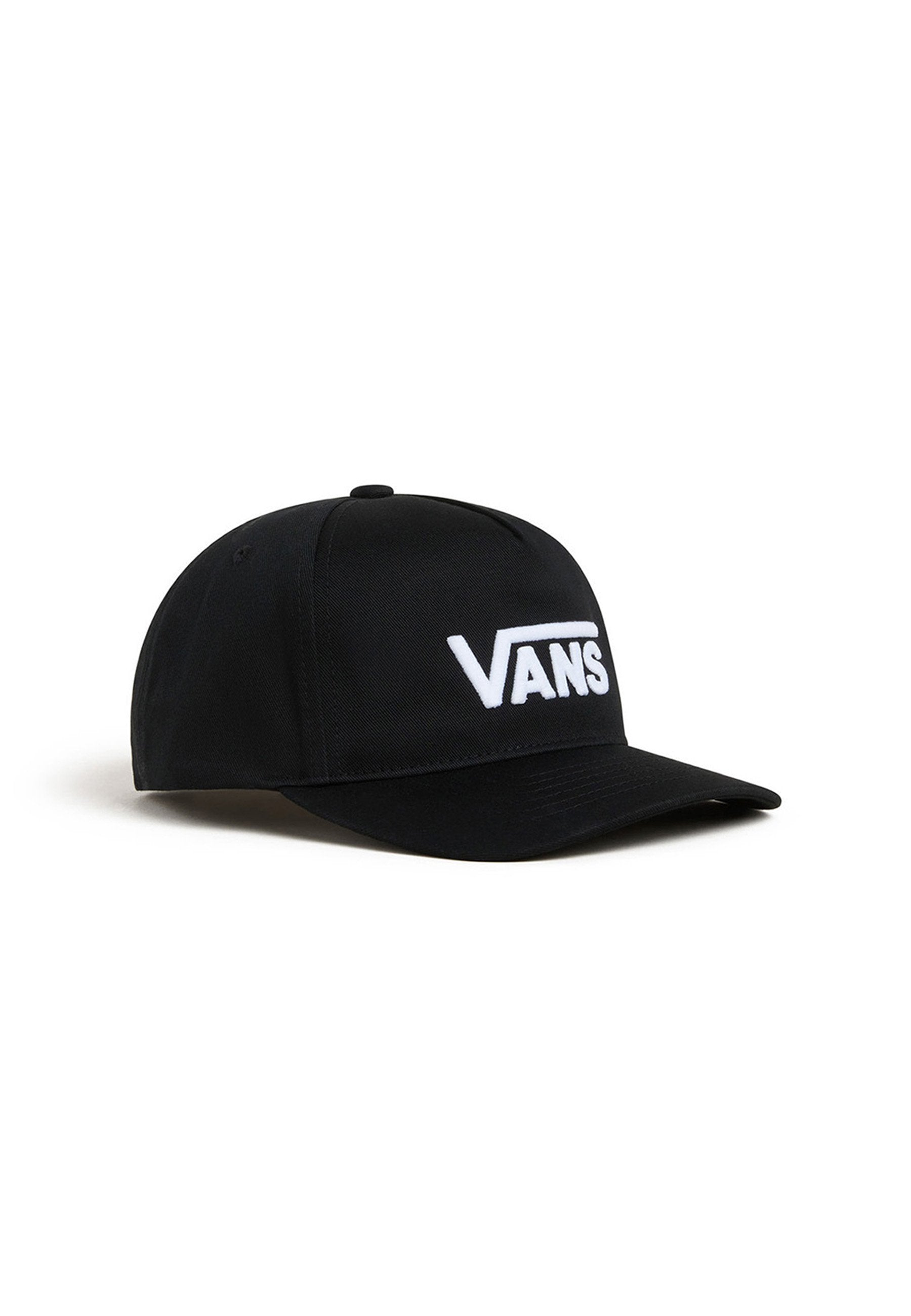 Vans Drop V Logo Snapback Cap Black (One Size)