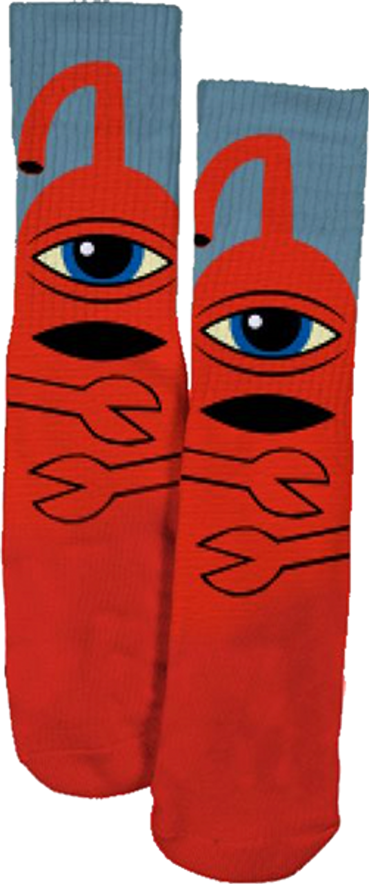 TOY MACHINE SECT HUG SOCK RED