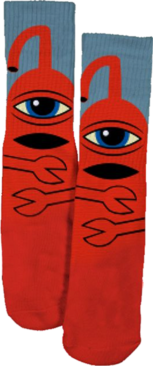 TOY MACHINE SECT HUG SOCK RED