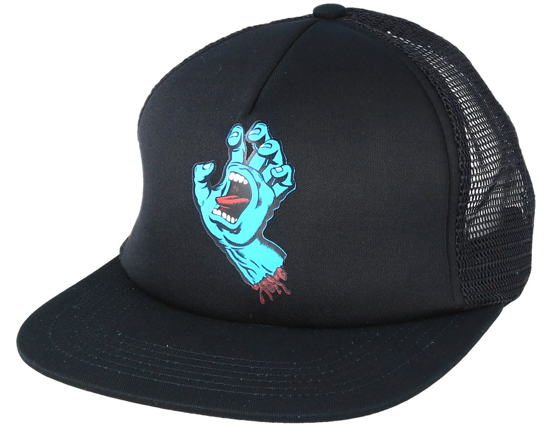Santa Cruz - Classic Hand Mesh Trucker Cap Black/Black
