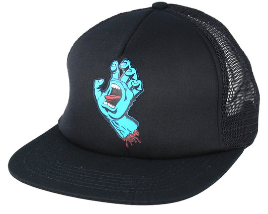 Santa Cruz - Classic Hand Mesh Trucker Cap Black/Black