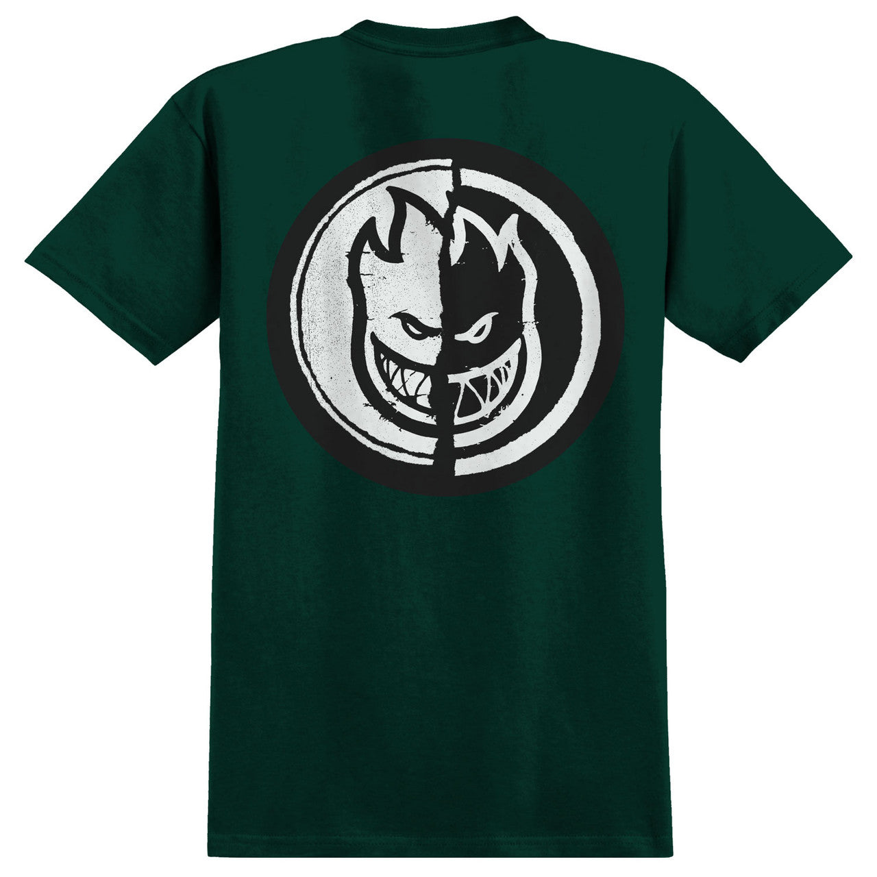 Spitfire Pocket Yin Yang Tee Forrest Green / Black