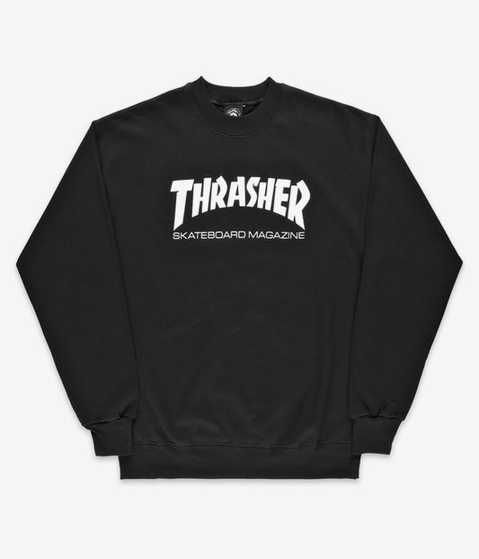 Thrasher Skate Mag Crewneck Black