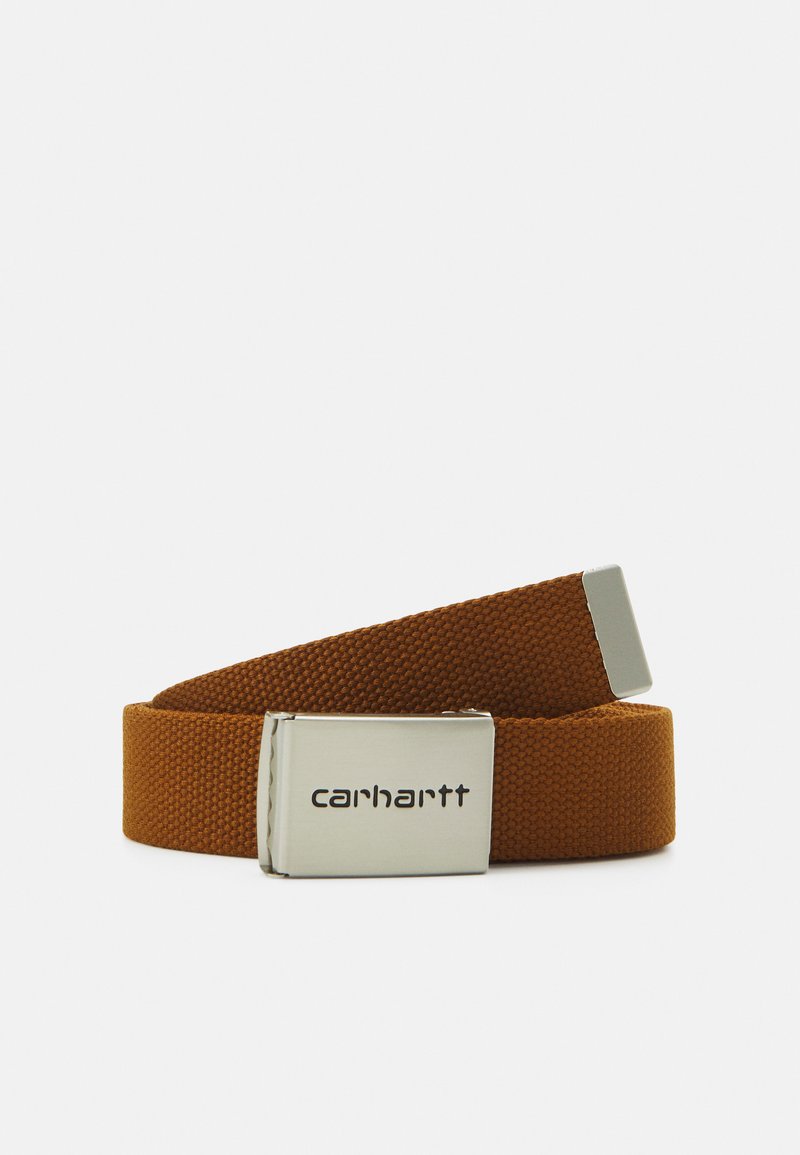 Carhartt WIP Clip Belt Chrome Deep H Brown