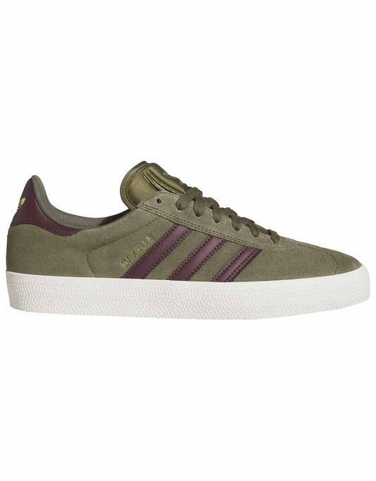Adidas Gazelle ADV Olive Strait / Maroon / Cloud White