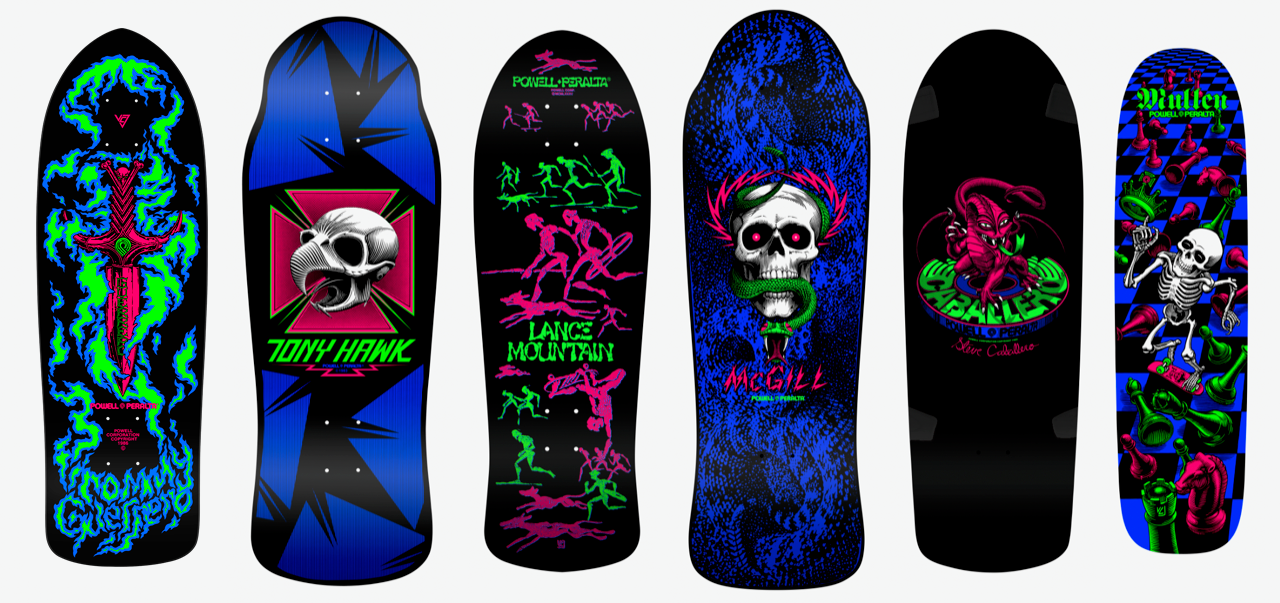 Powell Peralta Bones Brigade Series 14 Steve Caballero Blacklight 10.0 Inch