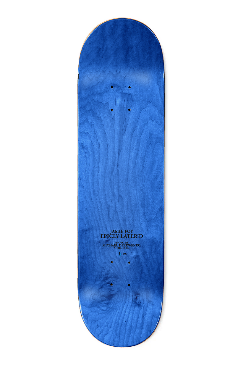 Deathwish Jamie Foy Epicly Later'd Skateboard Deck 8.5 (Numbered)