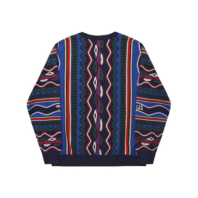 HELAS COOG CREWNECK KNIT BLUE MULTICO WEAR