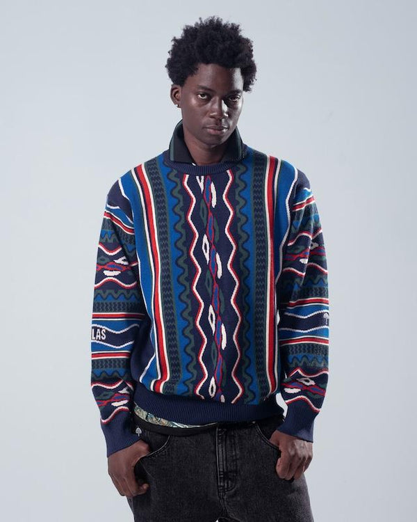 HELAS COOG CREWNECK KNIT BLUE MULTICO WEAR
