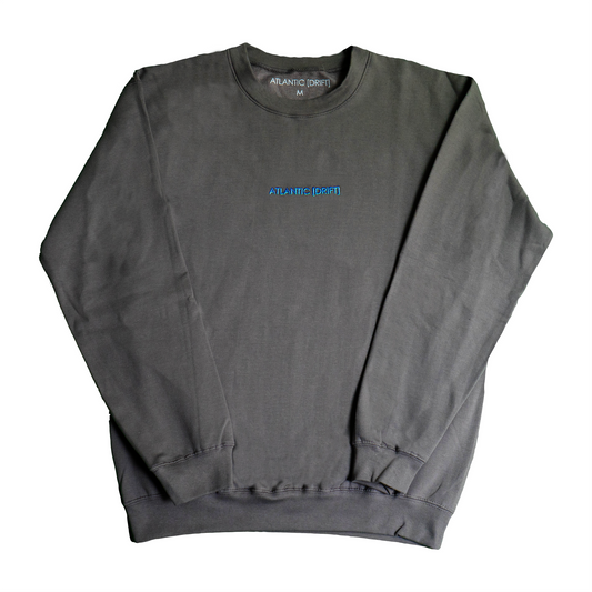 Atlantic Drift Title Crewneck Charcoal Grey