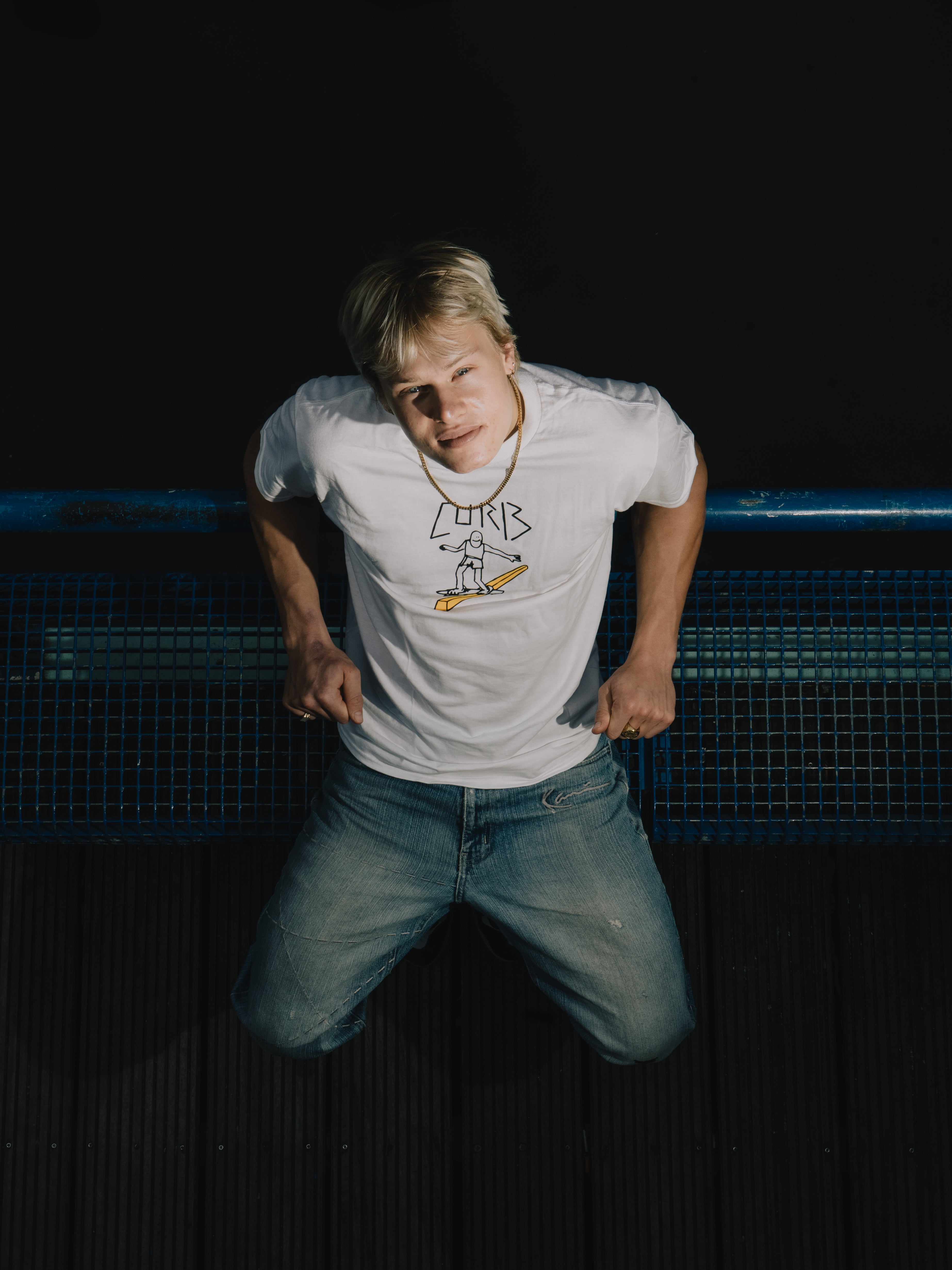Thrasher x Curb Gonz Slappy White Tee