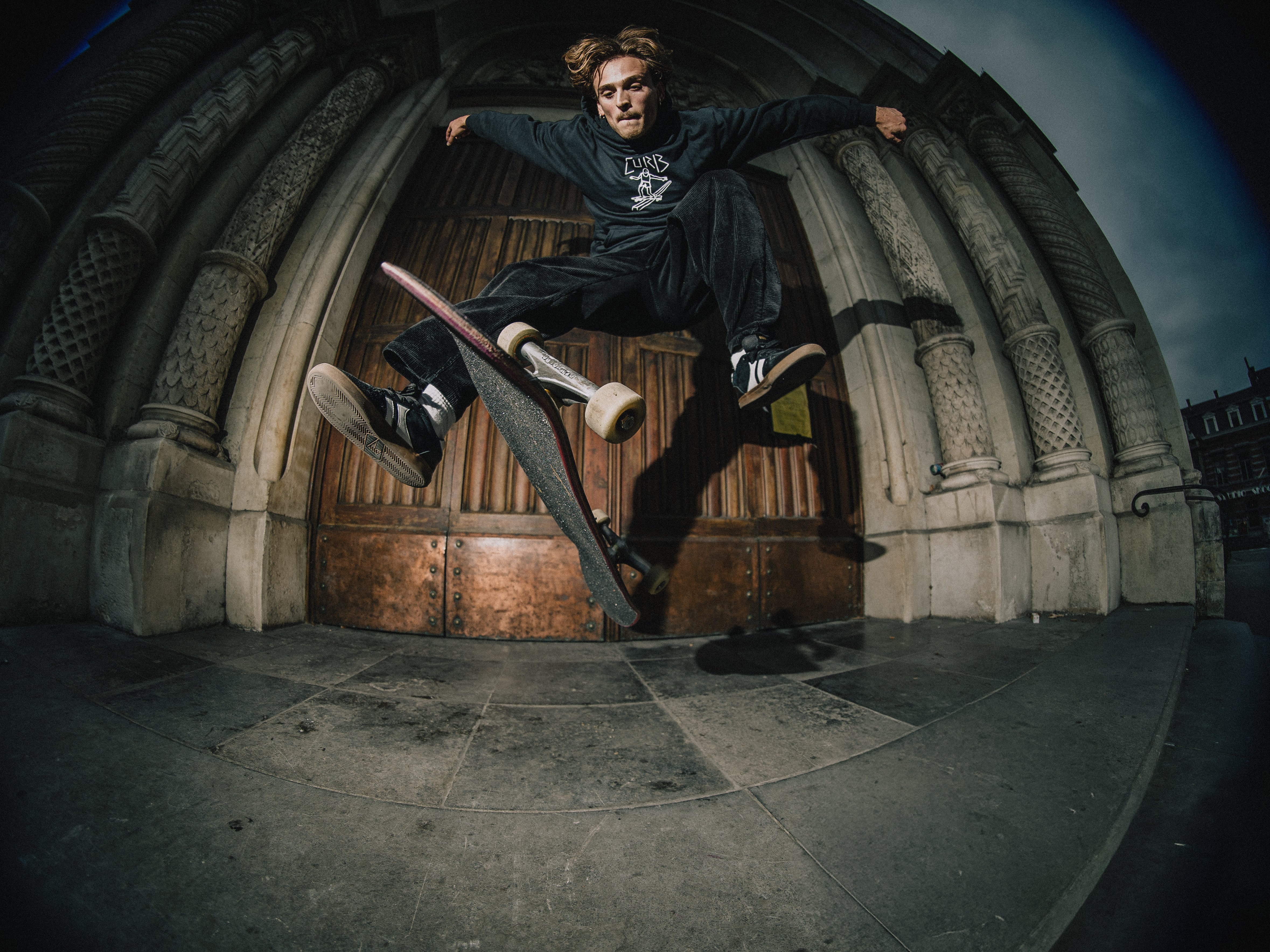 Thrasher x Curb Gonz Slappy Hood Black